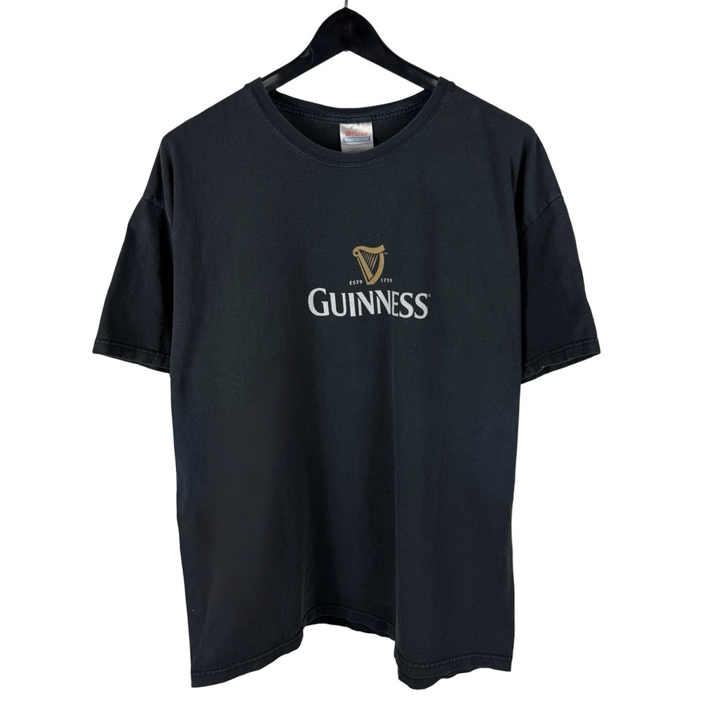 Vintage 2000s Guinness Beer Brewery Event Promo Graphic Shirt Size XL